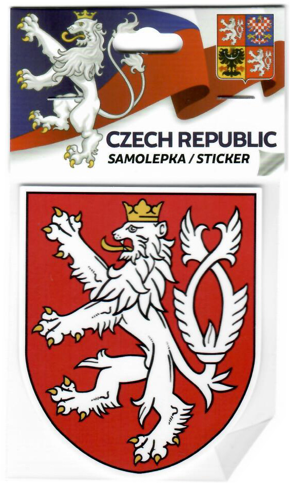 Samolepka Český lev