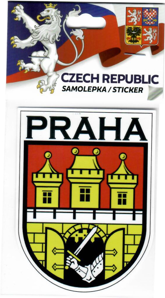 Samolepka znak Praha