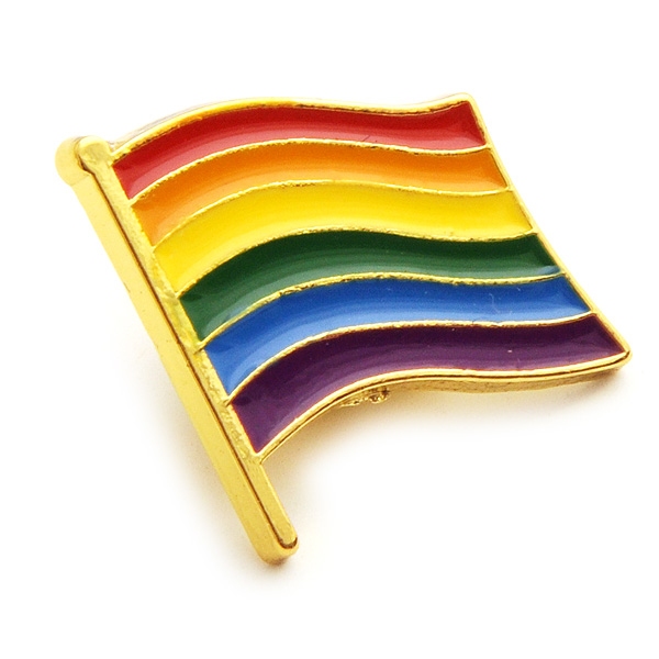odznak LGBT vlajka