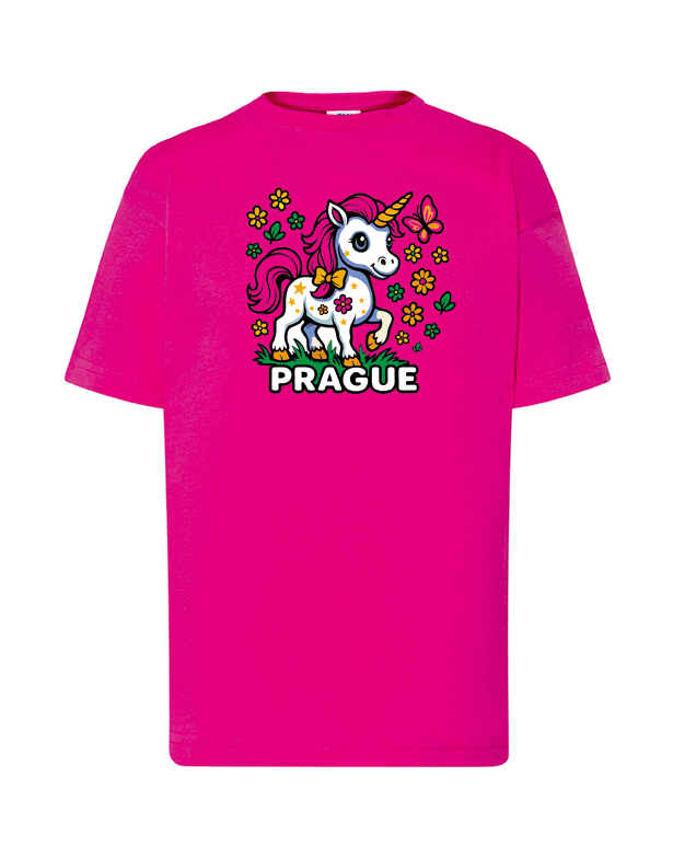 Tričko Jednorožec-fuxia