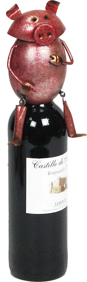 Dekorace na víno Prasátko
